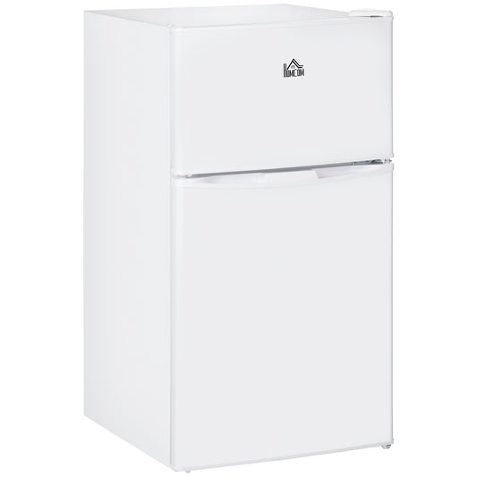3.2 Cu. Ft. 2-Door Compact Refrigerator & Freezer - Classic White
