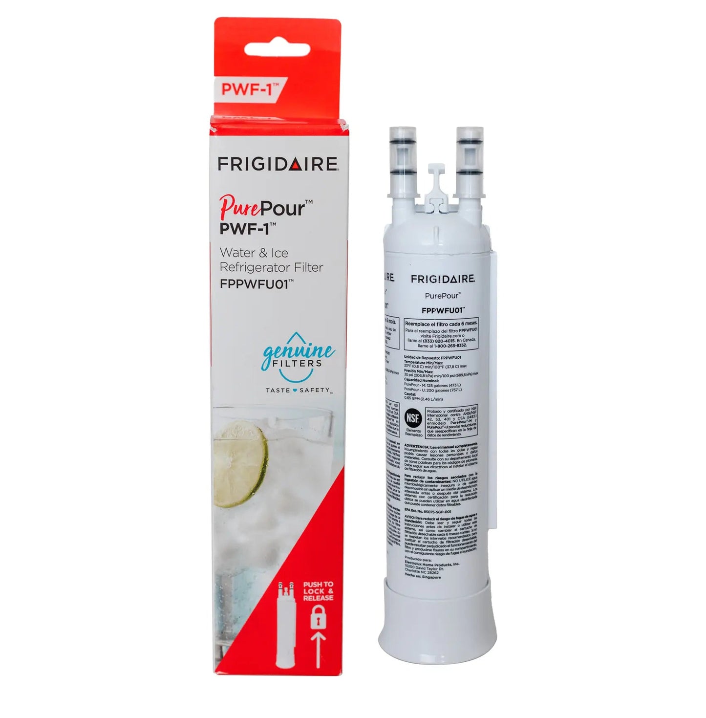 Frigidaire PurePour PWF-1 (FPPWFU01) Refrigerator Water Filter
