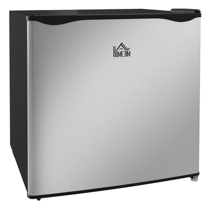 1.1 Cu. Ft. Compact Upright Freezer - Sleek Silver Steel