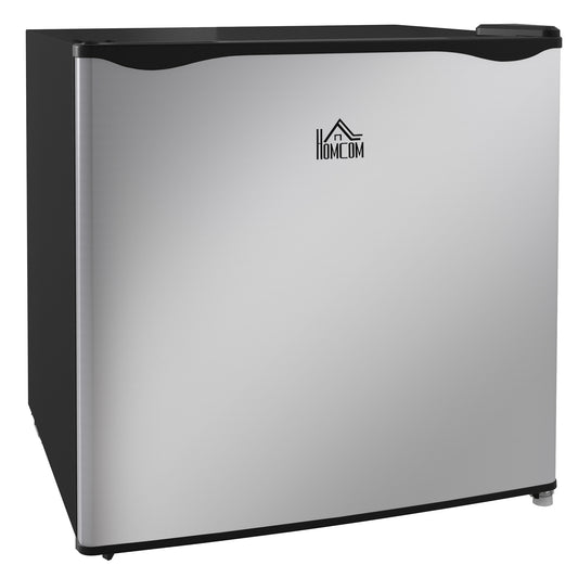 1.1 Cu. Ft. Compact Upright Freezer - Sleek Silver Steel