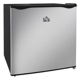 1.1 Cu.Ft Silver Mini Freezer Countertop, Compact Upright Freezer with Removable Shelves, Reversible Door